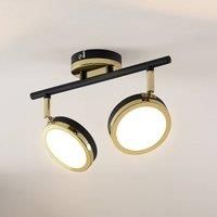 Lindby Alsani LED downlight, 2-bulb