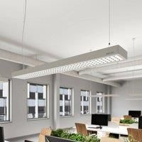 Arcchio Susi LED office hanging light DALI dimmable silver