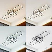 Lindby Caitlin LED ceiling light, anthracite
