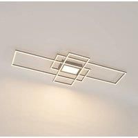 Lindby Caitlin LED ceiling light, nickel