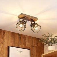 Lindby Rutger downlight, two-bulb