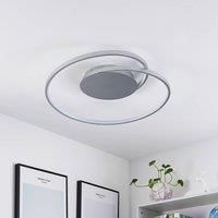 Lucande Enesa LED ceiling lamp, round, CCT