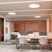 Arcchio LED Ceiling Light /'Noabelle/' dimmable (Modern) in White Made of Metal for e.g. Kitchen (1 Light Source,) from Ceiling lamp, lamp