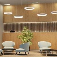 Arcchio Ceiling Light /'Vivy/' dimmable (Modern) in White Made of Metal for e.g. Kitchen (1 Light Source,) from Pendant Lighting, lamp, Hanging lamp, lamp, Ceiling lamp, Hanging Light
