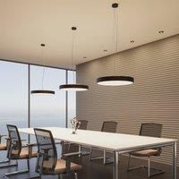 Arcchio Vanida LED pendant light, black, 60 cm