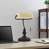 Lindby Profina desk lamp, rusty brown