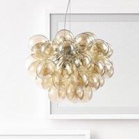 Maytoni Balbo pendant light in Amber and Chrome - RRP £449.99