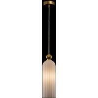 Maytoni Antic hanging light, white glass lampshade