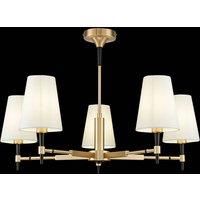 Maytoni Zaragoza chandelier 5-bulb fabric