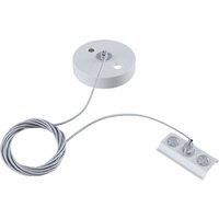 Maytoni Metal suspension Track, single-circuit track, white