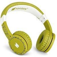 tonies® Wired Headphones for Toniebox, Kid-Safe Volume-Limiting Cushioned Over Ear Headphones for Listening to Audiobooks, 1.2m Cable and 3.5mm Jack. Green.