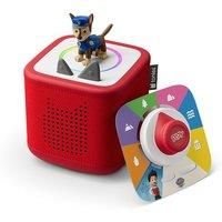 TONIES Sunset Red Toniebox 2 Play Set with PAW Patrol Chase Tonie, Tonieplay Game, Tonieplay Controller