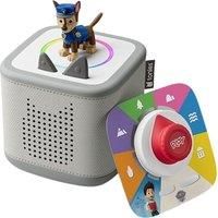 TONIES Moon Grey Toniebox 2 Play Set with PAW Patrol Chase Tonie, Tonieplay Game, Tonieplay Controller