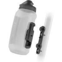 FIDLOCK Twist Compact Drinking Bottle Set with Bike Base 750 ml Transparent White