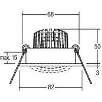 BRUMBERG LED recessed spotlight Tirrel-R, on/off, matt titanium