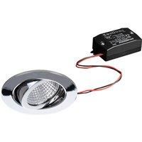 BRUMBERG LED downlight 38 round chrome 2,700 K