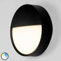 BRUMBERG Eye LED outdoor wall light half-closed