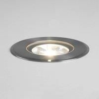 LED recessed floor light, hybrid flat, V4A, IP67 IK08, 24V DC, 6W 3000K 420lm 30°, driven up to 1t