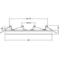 BRUMBERG Moon Midi LED panel RC CCT 22.5cm