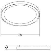 BRUMBERG Sunny Mini LED ceiling lamp RC CCT white