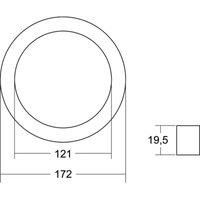 Decoration Ring 5 for BRUM-12205073 Moon CCT Diameter 17 cm Black