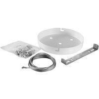 Reducing ring with outer diameter 21 cm, chrome.