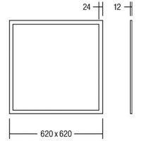 BRUMBERG Ailis LED panel microprism 3,000K DALI