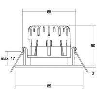 BRUMBERG BB20 IP65 recessed not dimmable white