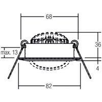 BRUMBERG BB03 recessed RC driver angular black