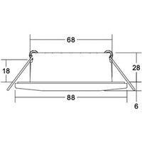 BRUMBERG Chooose LED downlight, round, white