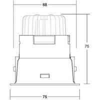 BRUMBERG Binato DALI downlight connection box 2,700 K white