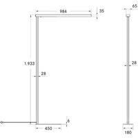 BRUMBERG Peria LED floor lamp with indirect share