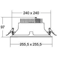 BRUMBERG Apollo Mega faceted, angular, DALI, 4000K, white