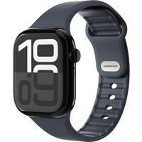 VONMAHLEN Classic Band 2 Apple Watch 40 - 42 mm Silicone Strap - Navy Blue, Blue