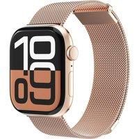 VONMAHLEN Milanese Loop 2 Apple Watch 44 - 49 mm Mesh Strap - Rose Gold, Pink,Gold