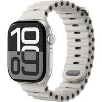 VONMAHLEN Wave Band 2 Apple Watch 40 - 42 mm Silicone Strap - Cream, Cream