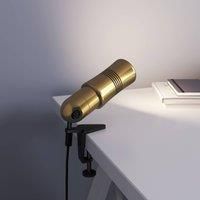 Top Light Neo! Clamp LED clip-on light, brass