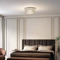 Lucande Limana crystal ceiling light, 50 cm