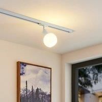 Track Lighting 1-Phase dimmable (Modern) in White Made of Metal for e.g. Hallway (1 Light Source, E14) from Lindby | High-Voltage Track Lighting