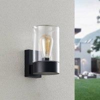 Arcchio Liljana outdoor wall light, black, IP65