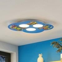 Ceiling Light /'Jan/' dimmable in Multi-Colored Made of Metal for e.g. Children/'s Room (3 Light Sources, GX53) from Lindby | Ceiling lamp, lamp