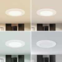 Prios Rida LED recessed spotlight, CCT 11.5 cm 9 W