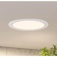 Spotlight Recessed /'Cadance/' dimmable (Modern) in White Made of Aluminium for e.g. Bathroom (1 Light Source,) from PRIOS | Spotlight, recessed Light, Ceiling Light, Wall Light