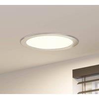 PRIOS Spotlight Recessed /'Cadance/' dimmable (Modern) in Silver Made of Aluminium for e.g. Bathroom (1 Light Source,) from Spotlight, recessed Light, Ceiling Light, Wall Light