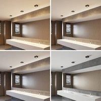 PRIOS LED Ceiling Light /'Alette/' dimmable (Modern) in Black Made of Aluminium for e.g. Bathroom (1 Light Source,) from Ceiling lamp, lamp