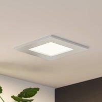 Prios Helina LED recessed light, silver, 11.5 cm