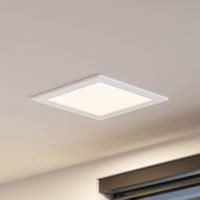 Prios Helina LED recessed light, white, 22 cm 18 W