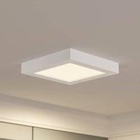 PRIOS LED Ceiling Light /'Alette/' dimmable (Modern) in White Made of Aluminium for e.g. Bathroom (1 Light Source,) from Ceiling lamp, lamp