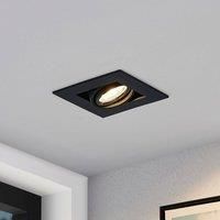 Arcchio Spotlight Recessed /'Taneja/' dimmable (Modern) in Black Made of Metal for e.g. Living Room & Dining Room (1 Light Source, GU10) from high-Voltage Spotlight, Spotlight, recessed Light, Ceiling