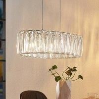 Lindby Sofia pendant light, oval acrylic lampshade